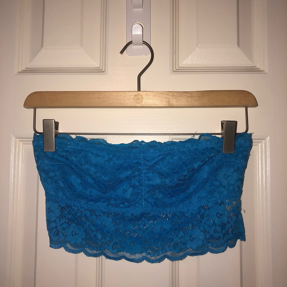 Gilly Hicks Blue Lace Bandeau
